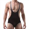 VansKoos Body Singlet Fin Noir-Blanc